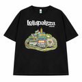 Lollapalooza India | Stay Safe Lolla Oversized Tee (Z Black)