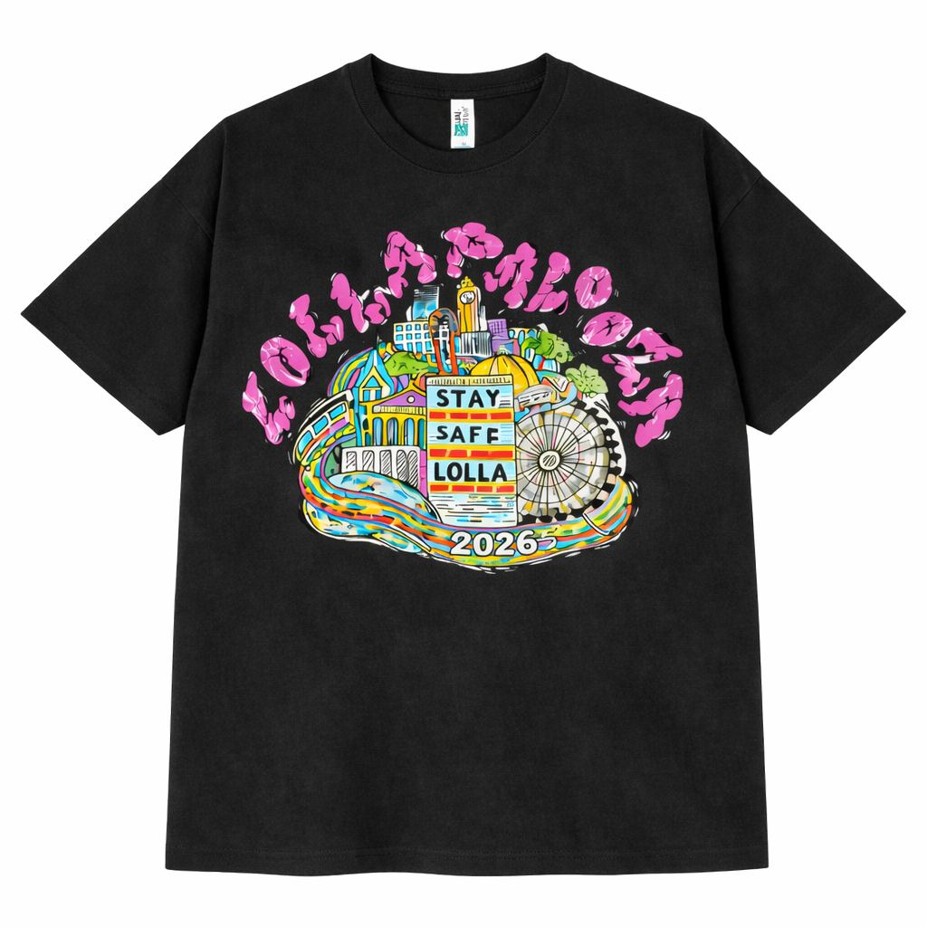 Lollapalooza memory oversized tee | Memory Tee