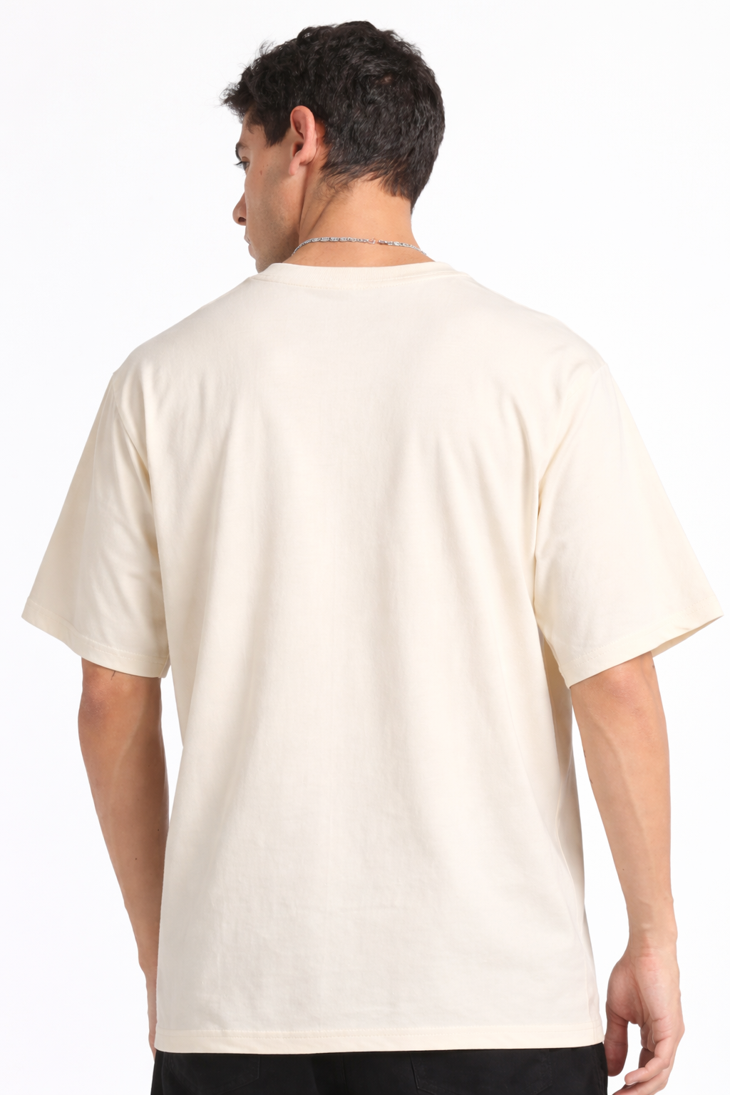 Lollapalooza Mumbai Window Oversized Tee (Cream)