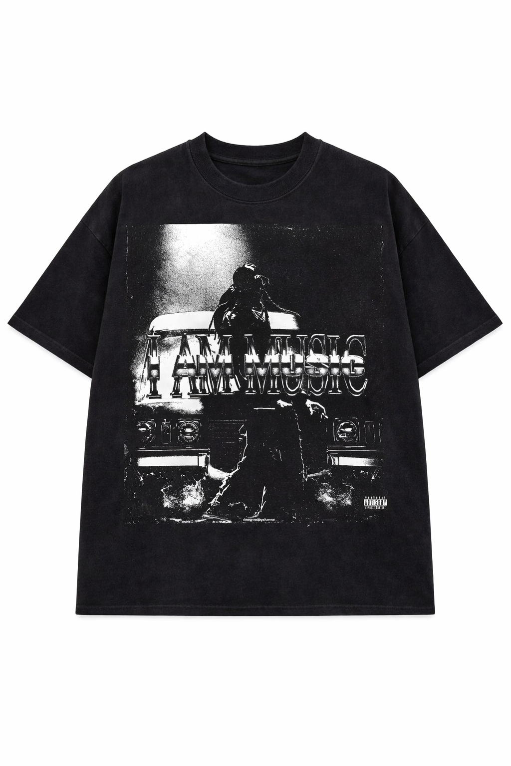 Playboi Carti “Opium” Oversized Black T-Shirt | Collage Back Print Streetwear Tee