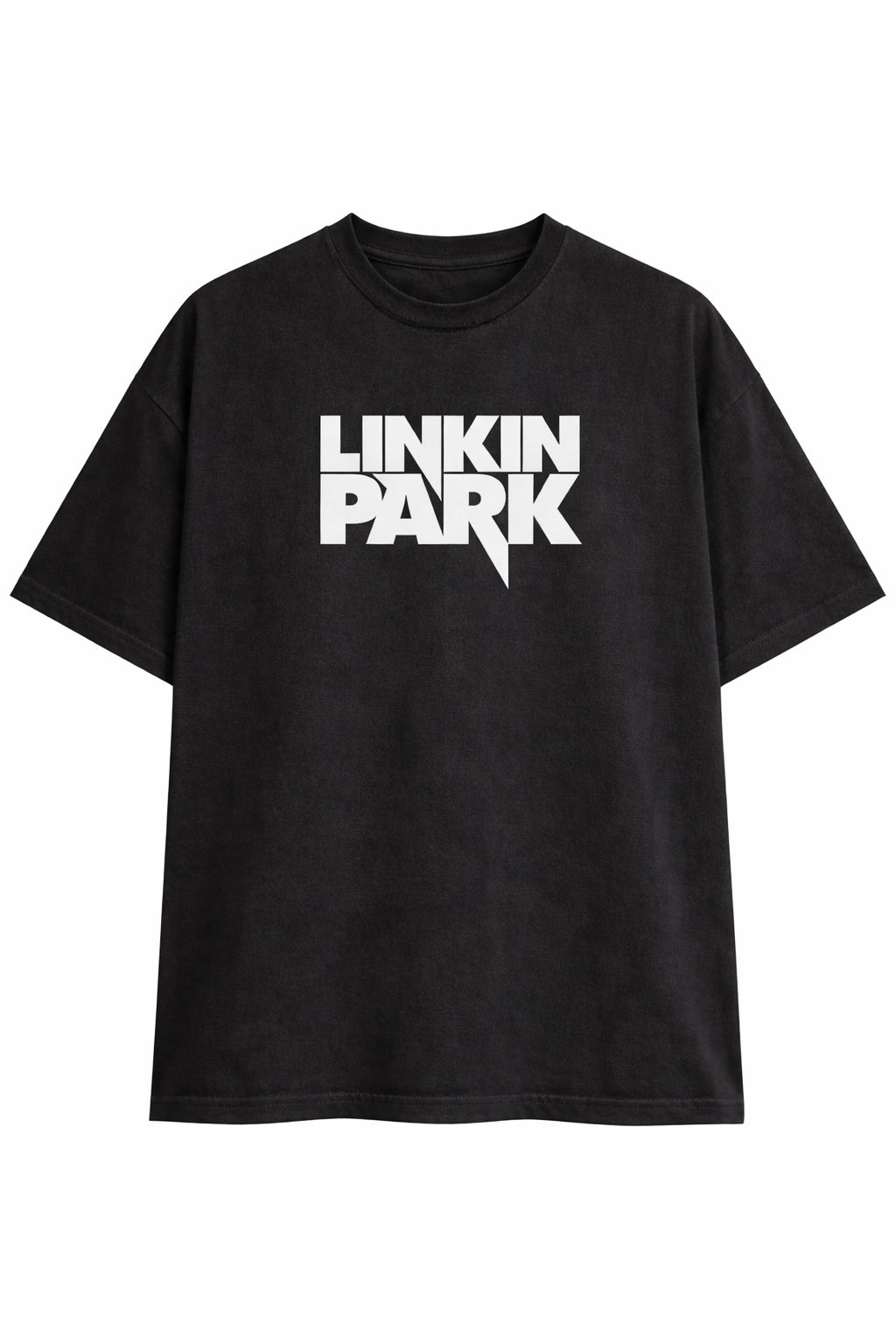 Linkin Park Vintage Oversized Black T-Shirt (Lyric Back Print)