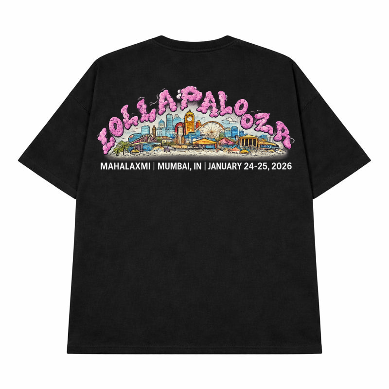 Lollapalooza memory oversized tee | Memory Tee